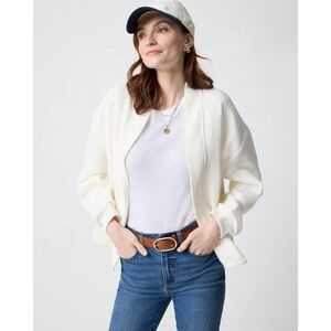 NWT! J Crew Factory - Airplane Knit Cardigan - Ivory - Size Large